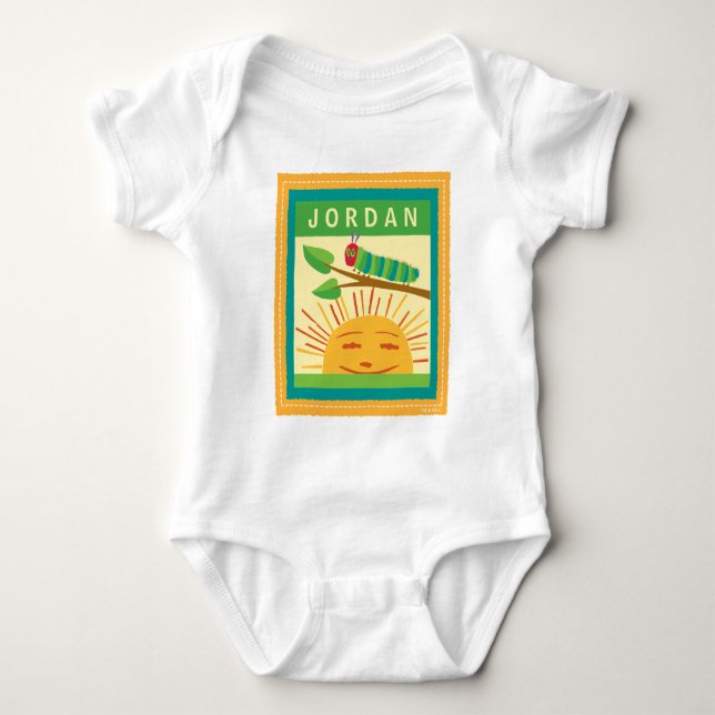 The Very Hungry Caterpillar | Warm Sunny Days Baby Bodysuit (Front)