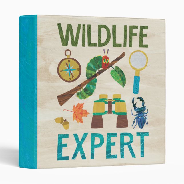 The Very Hungry Caterpillar Wildlife Expert  3 Ring Binder (Front/Spine)