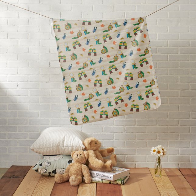 The Very Hungry Caterpillar Wildlife Expert Patter Baby Blanket (In Situ)