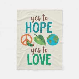 The Very Hungry Caterpillar Yes to Hope Fleece Blanket