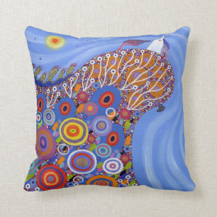 The Very Precarious Sheep 2014 Throw Pillow