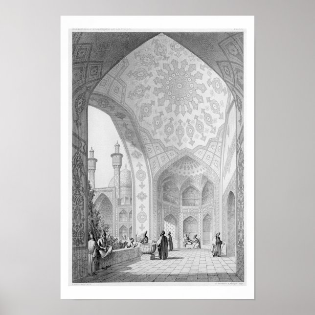 The Vestibule of the Main Entrance of the Medrese- Poster (Front)