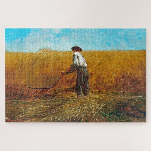 The Veteran in a New Field  Winslow Homer  Jigsaw Puzzle