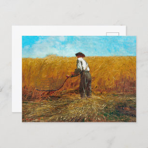 The Veteran in a New Field   Winslow Homer   Postcard