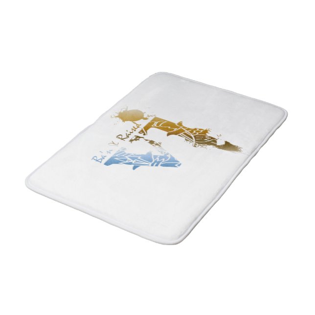 The VI Ba'n and Raised Bath Mat (Angled)