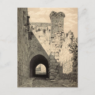 The Via Dolorosa in Jerusalem Postcard