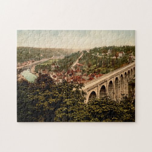 The Viaduct Dinan France Jigsaw Puzzle