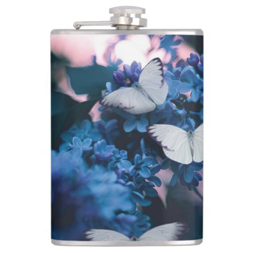 The Vibrant Butterfly Flask