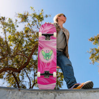 THE VIBRANT BUTTERFLY SYMBOLIZING VITALITY, GROWTH SKATEBOARD