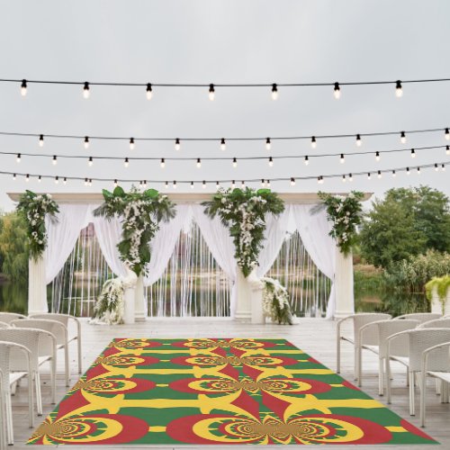 The Vibrant Jamaican Rasta Colors Heritage  Outdoor Rug