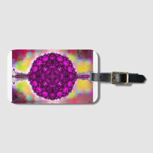 The vibration of the light luggage tag