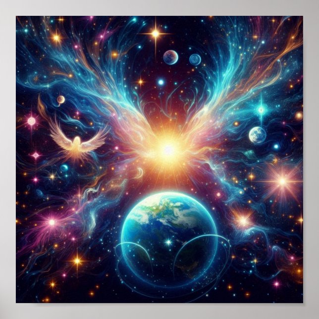 The Vibration of the Universe Poster (Front)
