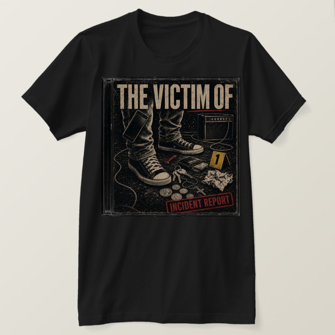 The Victim Of - Incident Report Album Cover T-Shirt