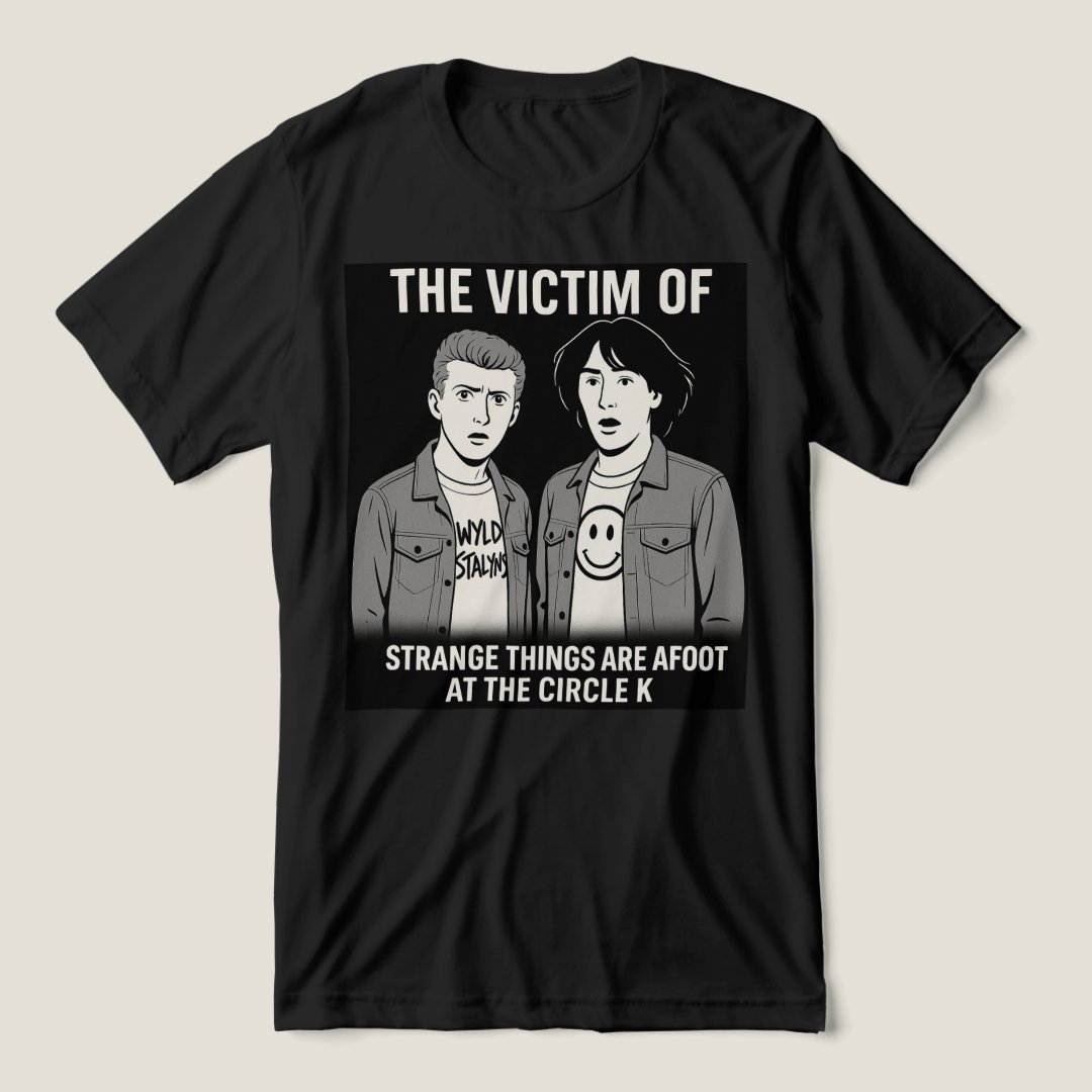 The Victim Of Strange Things Are Afoot Tri-Blend Shirt