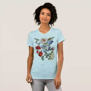 The Victorian-Era Floral Watercolor Creation T-Shirt