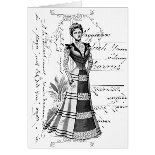 The Victorian Fashion Plate Cards (Front)