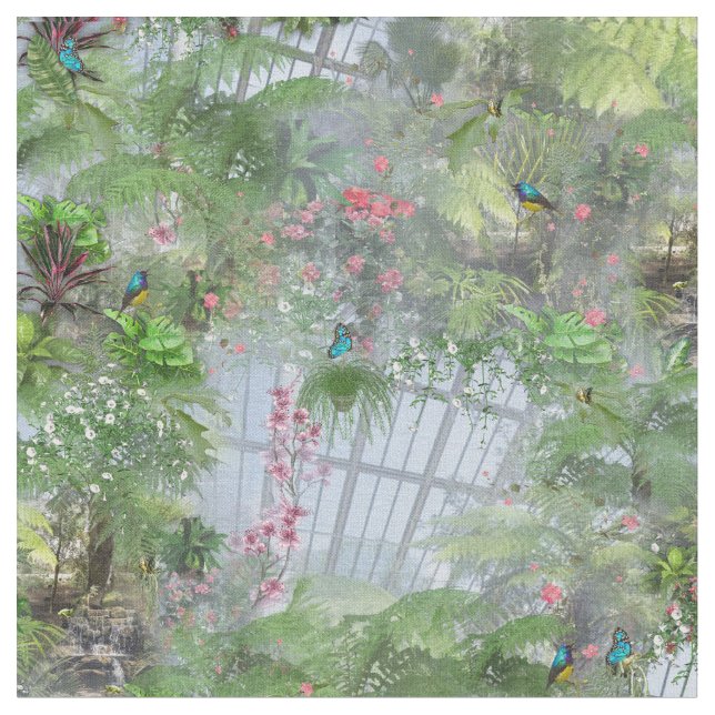The Victorian Greenhouse Fabric (Close Up)