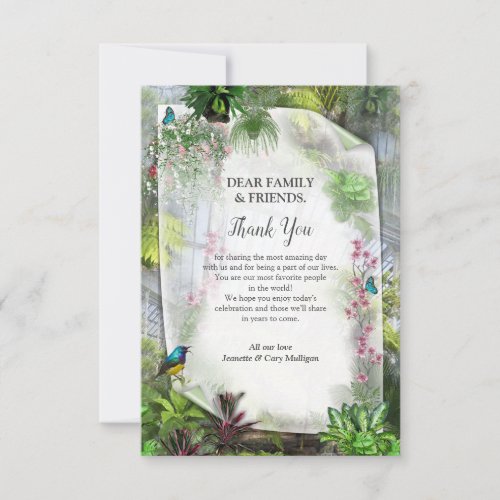 The Victorian Greenhouse RSVP Card