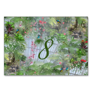 The Victorian Greenhouse Table Number