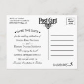 The Victorian Steampunk Wedding Collection Announcement Postcard (Back)