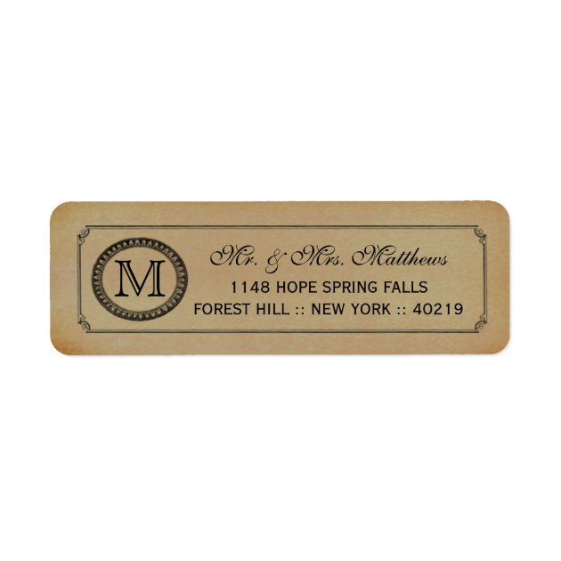 The Victorian Steampunk Wedding Collection Label