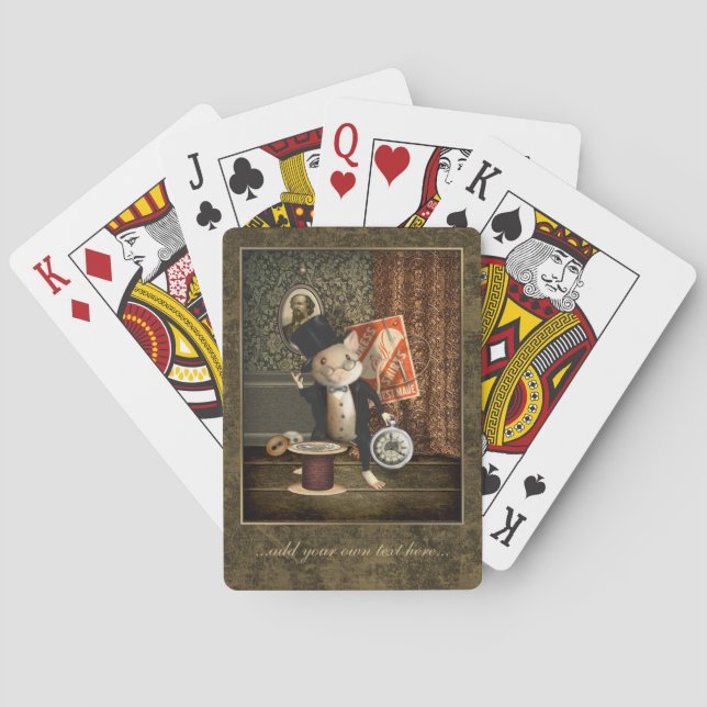 The Victorian Tailor Mouse Poker Cards (Back)