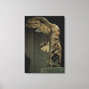 The Victory of Samothrace (Parian marble) (see al Canvas Print