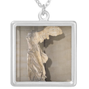 The Victory of Samothrace Silver Plated Necklace