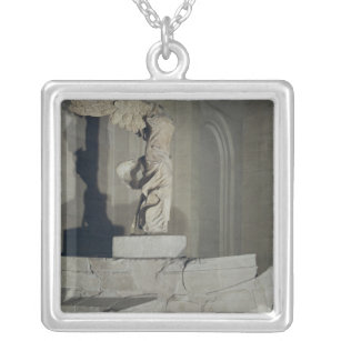 The Victory of Samothrace Silver Plated Necklace