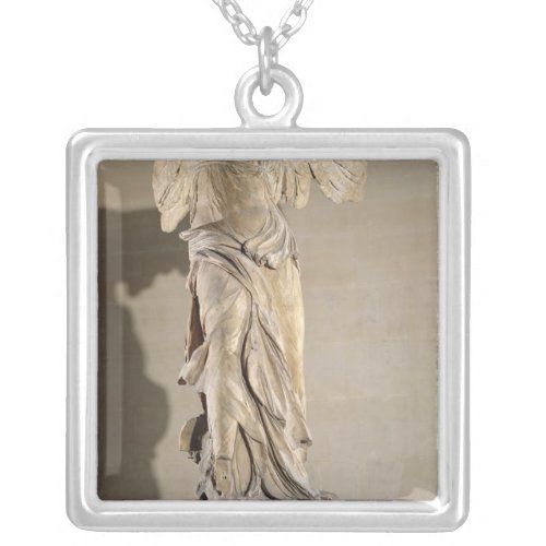 The Victory of Samothrace Silver Plated Necklace