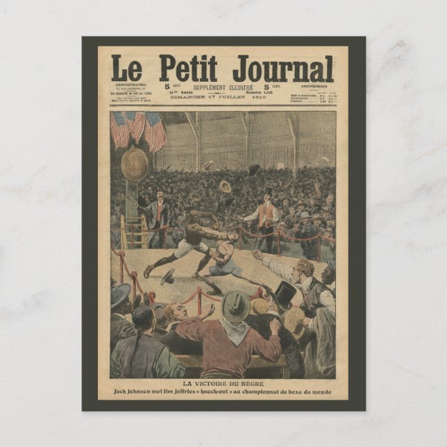 The victory of the negro postcard (Front)