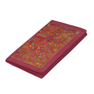 The vie in rose tri-fold wallet