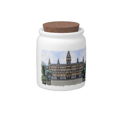 The Vienna City Hall _Austria Candy Jar