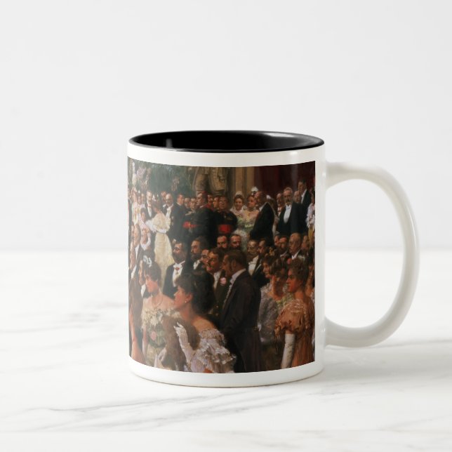 The Viennese Ball Two-Tone Coffee Mug (Right)