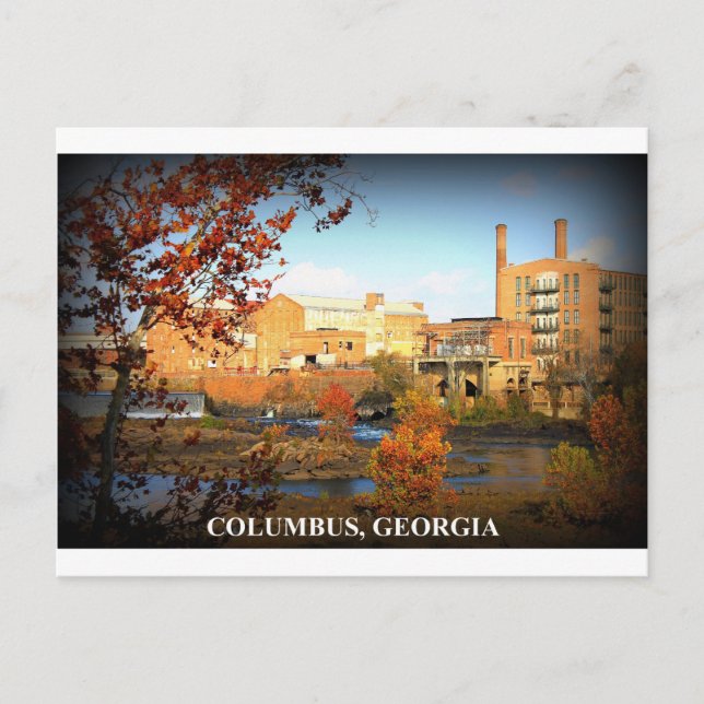 THE VIEW FROM PHENIX CITY, ALABAMA POSTCARD (Front)