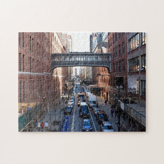 The View from the High Line New York City NYC Jigsaw Puzzle (Horizontal)