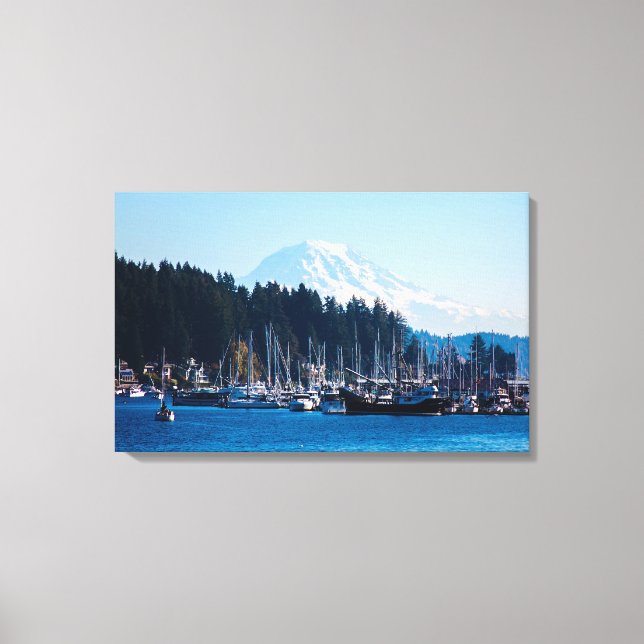 The View in Gig Harbor Canvas Print (Front)