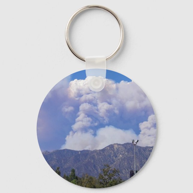 The View of the Hills & Smoke Clouds_ Keychain (Front)