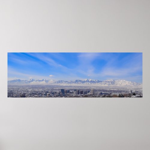 The View _ Salt Lake City Utah Poster