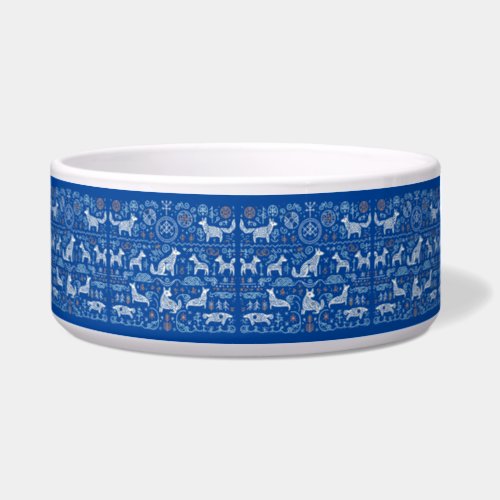 The Viking Age Dogs pattern  Bowl
