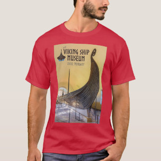 The Viking Ship Museum Travel Poster T-Shirt
