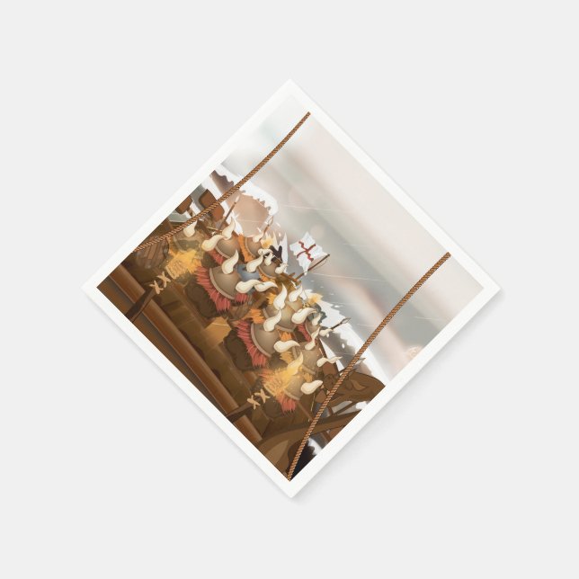 The Vikings Paper Napkins (Corner)