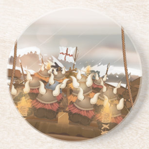 The Vikings Sandstone Coaster