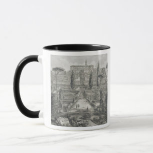 The Villa d'Este at Tivoli (engraving) Mug