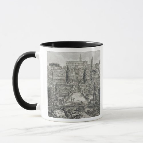 The Villa dEste at Tivoli engraving Mug