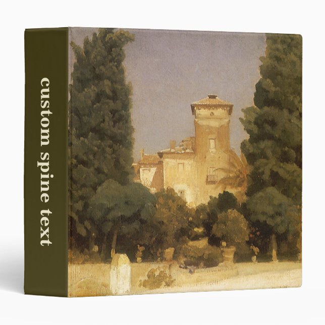 The Villa Malta, Rome by Lord Frederic Leighton Binder (Front/Spine)