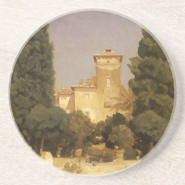 The Villa Malta, Rome by Lord Frederic Leighton Coaster (Front)