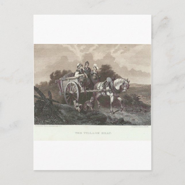 The Village Beau Postcard (Front)