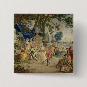 The village Fete after D.Teniers Pinback Button