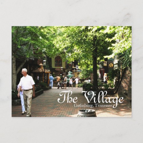 The Village in Gatlinburg Tennessee postcard